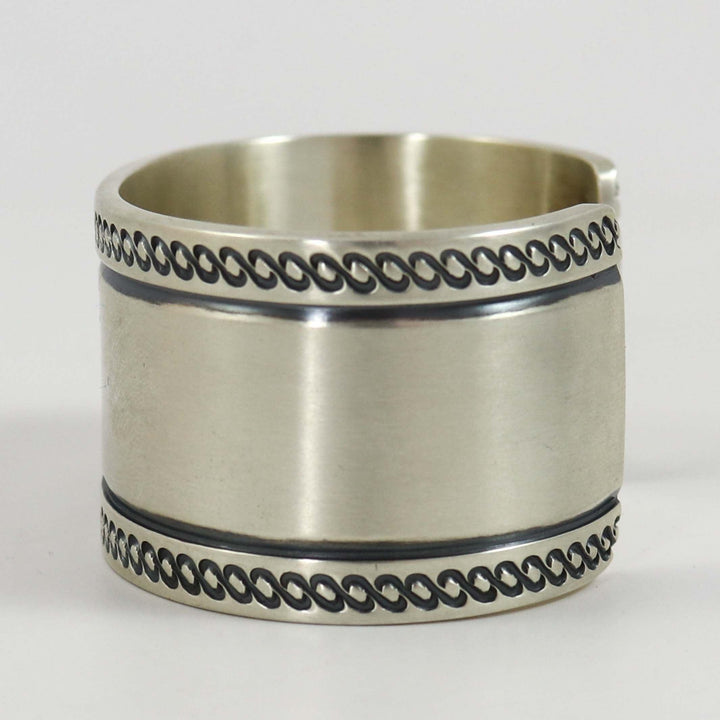 Stamped Silver Cuff by Kyle Lee-Anderson - Garland's