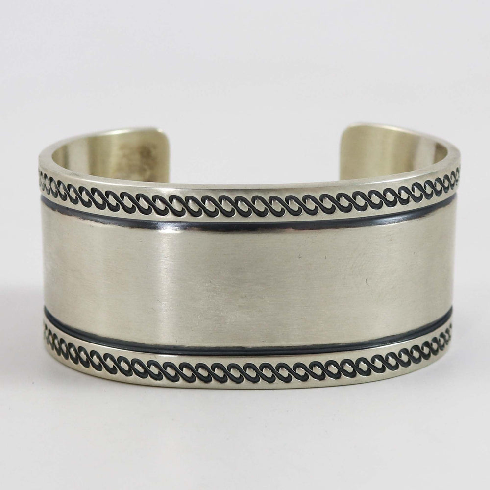 Stamped Silver Cuff by Kyle Lee-Anderson - Garland's