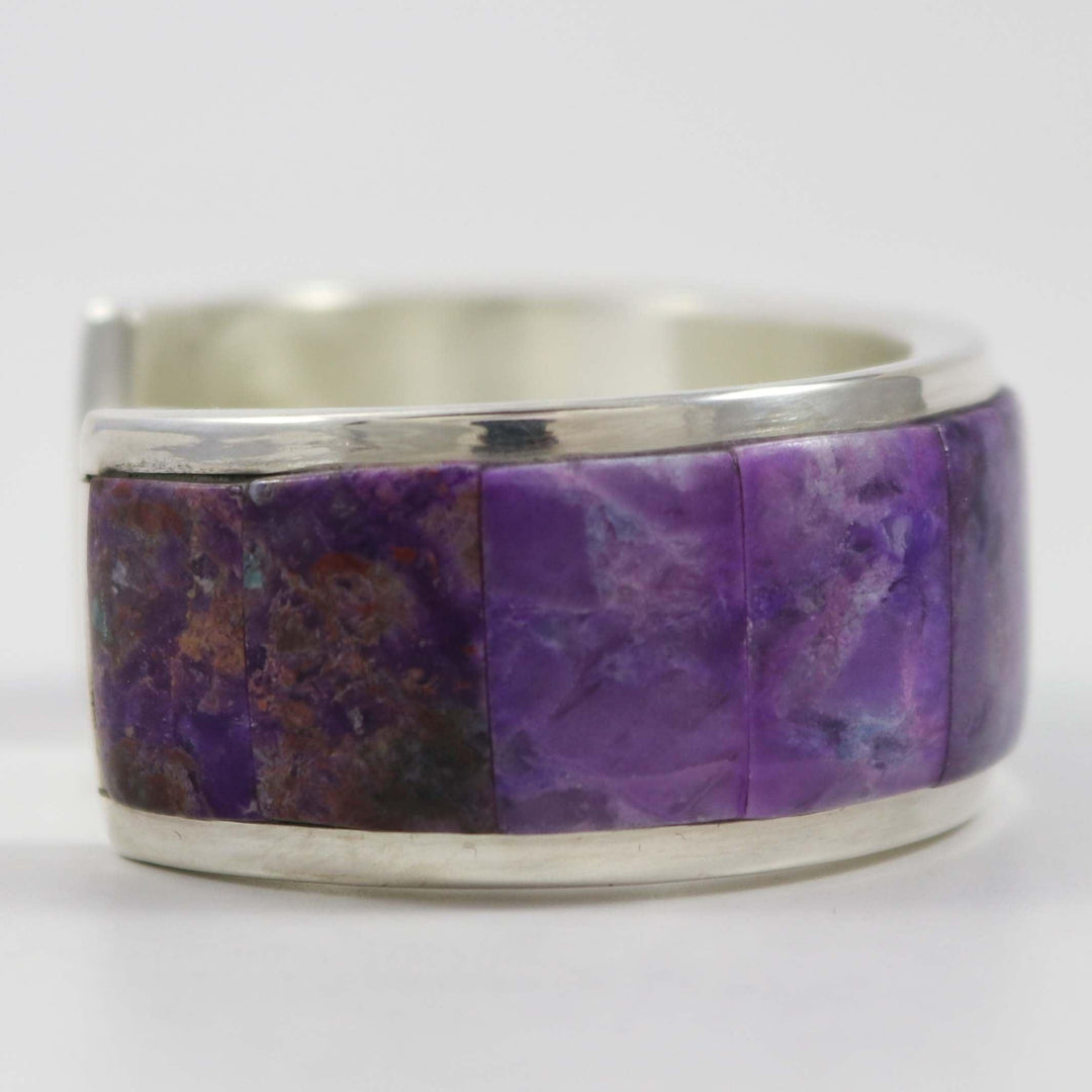 Sugilite and Chrysoprase Cuff by Na Na Ping - Garland's