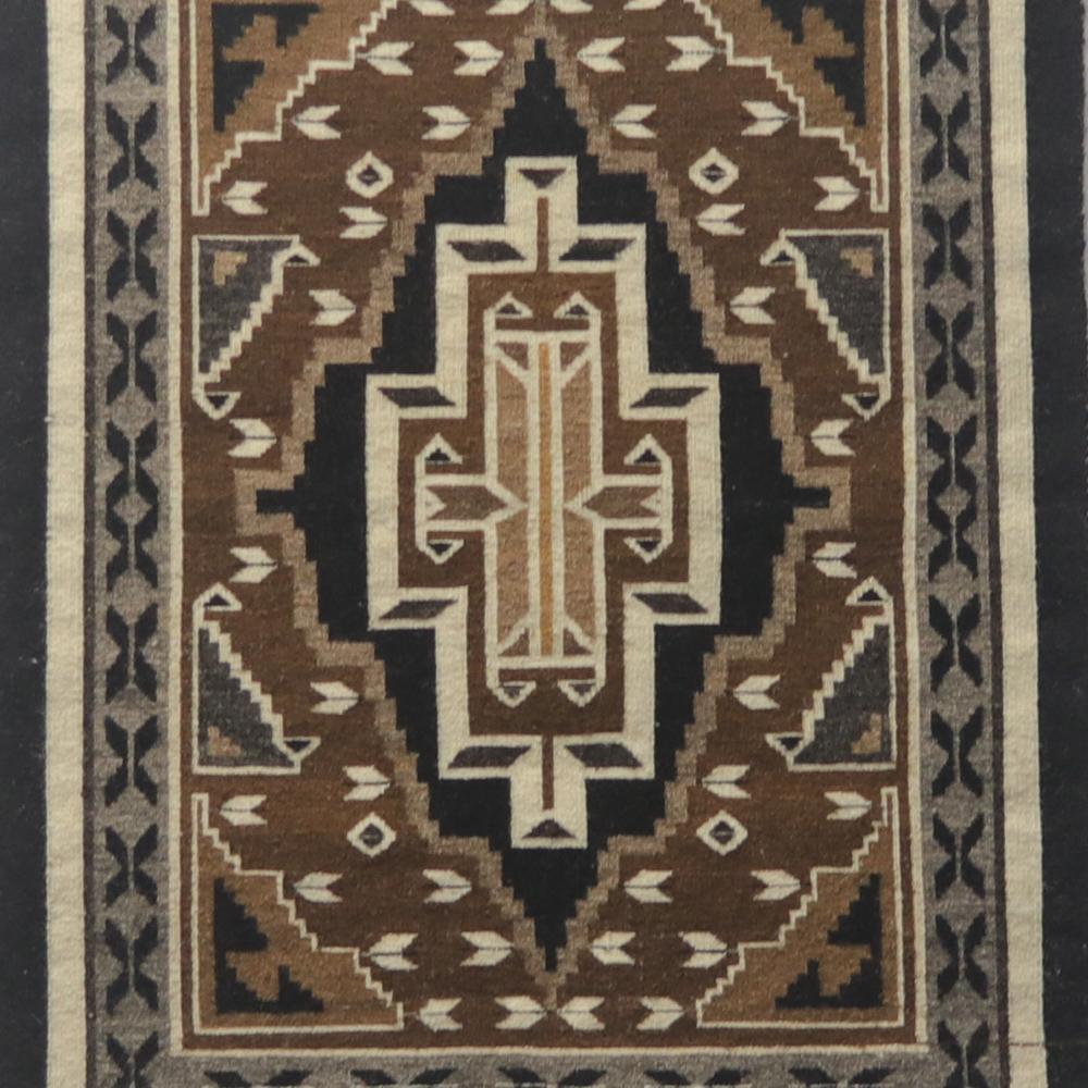 Two Grey Hills Tapestry by Edith Yazzie - Garland's