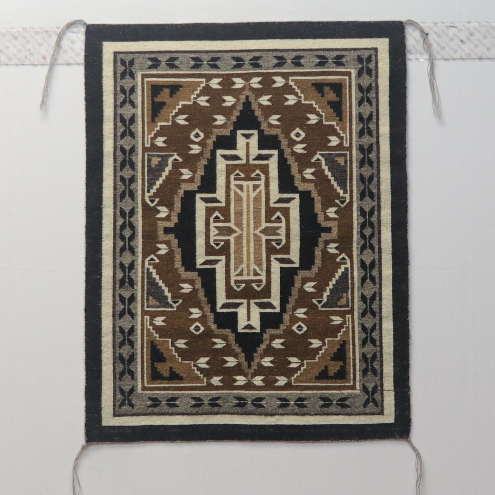 Two Grey Hills Tapestry by Edith Yazzie - Garland's
