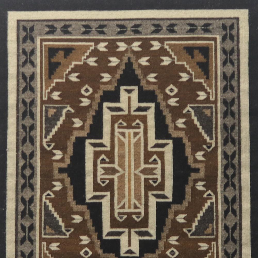 Two Grey Hills Tapestry by Edith Yazzie - Garland's